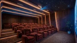 Tiered home theatre, artist impression