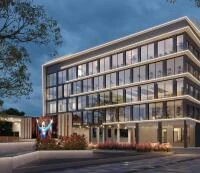 Clubhouse seen from a second angle, artist impression